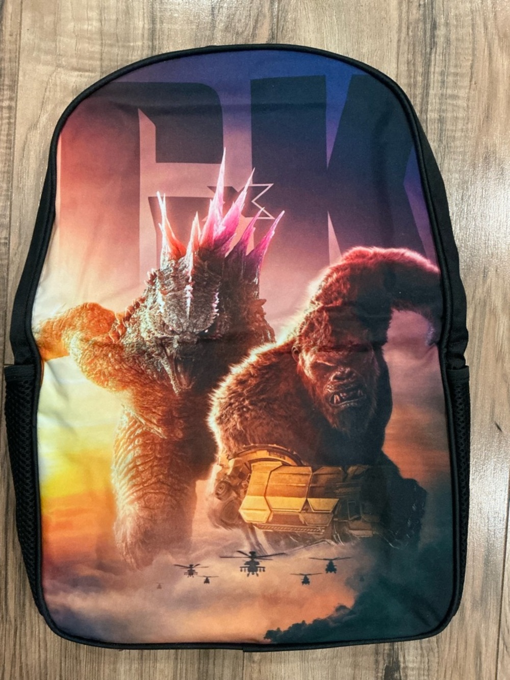 Godzilla vs Kong Kids Backpack 17” School Book Bag Monsterverse New